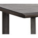 Marley 56 X 28 inch Dark Brown / Antique Gunmetal Coffee Table